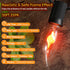 Hobbynors 50Ft Lights,25 C18 Bulbs Extra-Long Fall & Halloween String Flicker Flame for Outdoor Decor,Waterproof