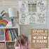 Hadley Designs Motivational Reading Posters for Classroom - 6 Reading Strategies Posters for School Library Decor
