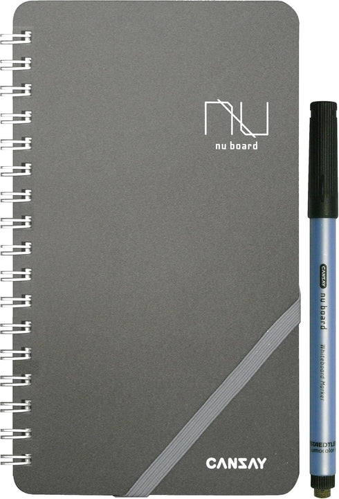 nu board Memo Size Whiteboard Notebook - 4 x 7 inch International Edition NASH04US08 - Dry Erase Mini Size Board