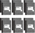 Oxford Composition Notebooks, 12 Pack, Graph Ruled Paper, 80 Sheets, 9-3/4" x 7-1/2", Black Marble Covers