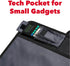Case-it The Open Tab Velcro Opening Binder, 2 Inch O-Rings, 5 Color Tab Expanding File Folder, 400 Sheet Capacity, Blue