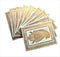 Purpledip Paper Card-Envelope Pack (Set of 10) 'Serenity' - Handmade Organic Paper Cards