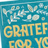 Grateful For You - Hallmark Christmas Thank You Card for Teachers & Workers