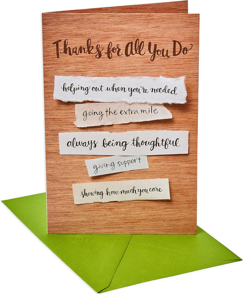Thank You Card - Heartfelt Appreciation Message
