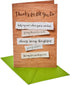 Thank You Card - Heartfelt Appreciation Message
