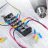 Wirefy 150 PCS Heat Shrink Ring Terminals #8, Resistant Ring Connectors for Eyelet Wire Connections, Red 22-16 AWG