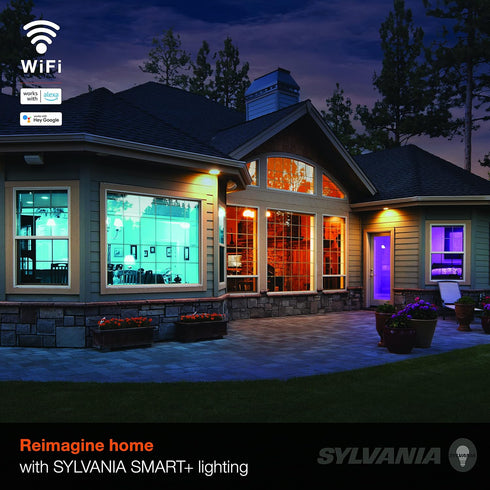 6.5ft, 1 Pack (75705) SYLVANIA Wifi LED Smart Strip Light Expansion Kit, Indoor, Full Color & Adjustable White