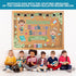 Decorably 87 Pcs Back to School Bulletin Board Set - Welcome Bulletin Board Decorations with Borders