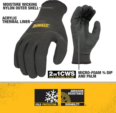DEWALT DPG737 Thermal Glove in Glove - Size L