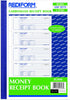 Rediform (8L806) Prestige Duplicate Carbonless Softcover Money Receipt Books