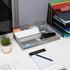 Mind Reader Drawer Organizer, Desk, Utensil Organizer, Office, Kitchen, Metal Mesh, 15" L x 12" W x 2.25" H, Set of 2, Silver by Mind Reader
