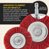 Dura-Gold 6 Piece Abrasive Nylon Wire Brush Set, Coarse Sanding, 1/4" Drill Shank for Rust Removal