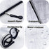 Oaimyy-A6 Plastic Mesh Zipper Pouch Document Folders, 4.5"x 6.5", 12 Pcs for School Office Supplies, Travel