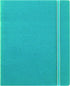 Filofax Refillable Notebook Classic, 10.8" x 8.5" Aqua - Elegant Leather-Look Cover with Moveable Pages, Elastic