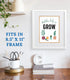 Carson Dellosa Grow Together 12pc Motivational Poster Set 8.5" x 11" Nature Decor for Classroom Wall