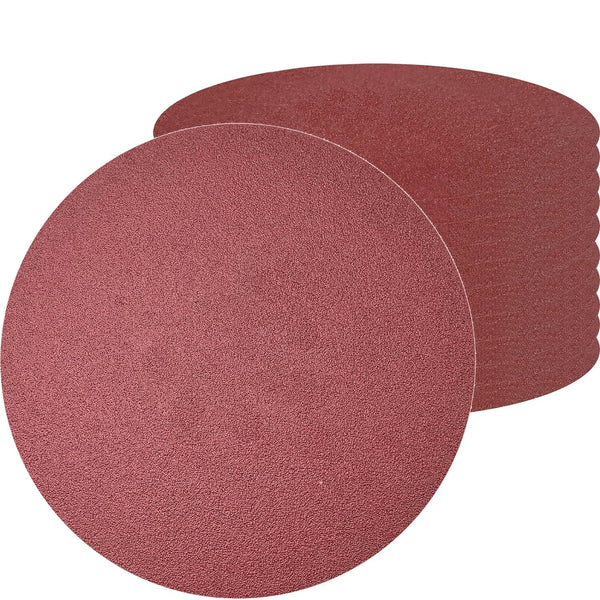 10 PCS 9 Inch 60 Grit Sanding Discs, Round Hook & Loop Sandpaper for Hand Radial Sander, Aluminum Oxide