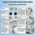 MinSha 17 14 inches, D-shaped/U-shaped toilet seat, x soft close silent cover, heavy-duty PP material, quick release