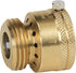 Vacuum Breaker Hose Bib Backflow Preventer, 3/4 Inch, Brass, Homewerks Worldwide VACBFPZ4B