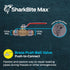SharkBite Max 1/2 Inch Ball Valve, Push to Connect Brass Plumbing Fitting, Water Shut Off, PEX Pipe, Copper, CPVC, PE-RT, HDPE, UR22222A