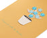 Pot of Daisies Blank Thank You Card