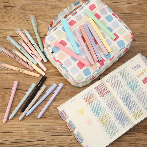 Mr. Pen Bible Journaling Kit, Bible Case, Highlighters and Pens No Bleed, Bible Study Supplies, Journaling Kit
