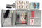 Holly Heide Deluxe Stationary Pen Pal Pack, Light Gray, 54-Piece Paper Set with Scissors and Gel Pens