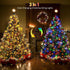 300 108FT 11 BlcTec Christmas Lights, LED UL Certified Color Changing Christmas Tree Lights with Remote, Modes, Timer