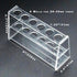 Acrylic Test Tube Holder Rack for 100ml Centrifuge Tubes Clear,Holds 26-30mm Tubes (100ml, 6 Wells)