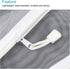MECCANIXITY Mesh Zipper Bags, B6 Nylon Zip Pouch Pencil Case Storage Pockets for Travel Office Accessories (White, Pack