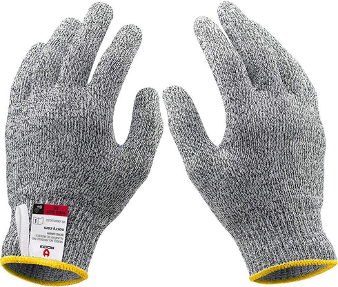NoCry Kids Cutting Gloves, XS (8-12 Years) - 100% Food Grade Fishing Gloves with Level 5 Protection