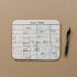 Library Book Checkout Card Neoprene Mouse Pad - Unique Gift for Book Lovers and Readers