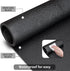 KINGFOM Desk Pad, PU Leather Office Desktop Protector with Comfortable Writing Surface (23.6" x 11.8", Black)