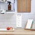 Hebayy 100 Pages Food&Shit Magnetic Back Funny Grocery List Planner Note Pad for Fridge Locker (3" x 8")