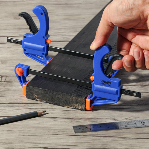 Mr. Pen Clamps, 4 Inch Grip Clamp, 2 Pack, Light Duty Woodworking Clamps for Projects