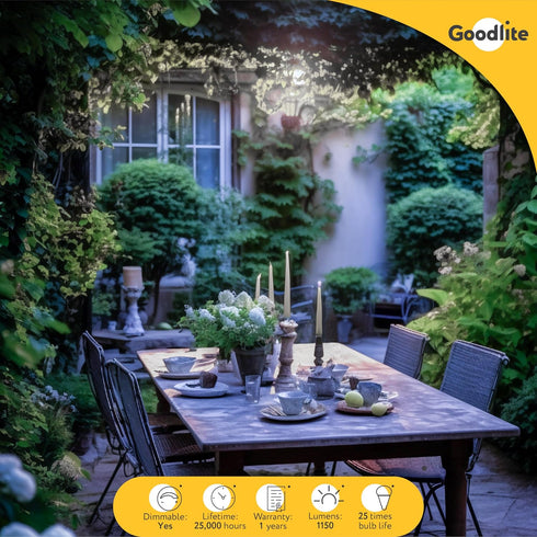 Goodlite G-95922 10W LED G9, 120V 1150 Lumens, 360 Degree Beam Angle, 100W Equivalent, 3500K Neutral White