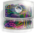 Officemate Clear Self-Dispensing Paper Clip Holder w/250 Assorted Color Paper Clips (93697)