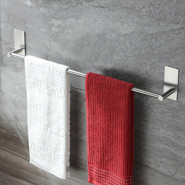 Taozun 24 Inch Towel Bar - Self Adhesive Holder, Hand Towel Rack Stick on Wall, SUS 304 Stainless Steel