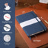 BEECHMORE BOOKS Bullet Notebook, Dotted Journal, 8.3 x 5.8 inch, 112 Pages, Hardcover Leather, 160 GSM, Gift Box