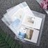 CYEAH 48 Pack Plastic Envelopes, 7 X 10" Clear Reusable Waterproof File Folders with Snap Button for School, Office