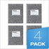 Oxford Spiral Composition Notebooks, 4 Pack, College Ruled Paper, 9-3/4 x 7-1/2 Inches, 80 Sheets, Black Marble Cover