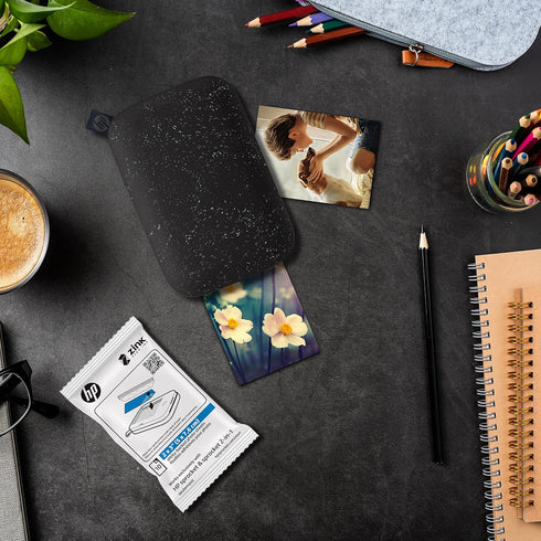 HP 2x3" (20 Sprocket Premium Zink Sticky Back Photo Paper Sheets) Compatible with Sprocket Photo Printers.