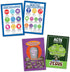 NewEights Bible Knowledge Series - 5 Learning Posters (6-Pack) for Home Schooling, Educational Charts