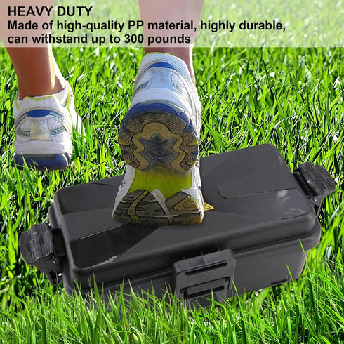Outdoor Electrical Box, Waterproof IP54-rated Outlet Box, Black Outdoor Extension Cord Cover Box (1 PCS)