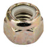 MAKERS BOLT 3/8"-16 (10 Pack) Grade 8 Nylon Insert Locknuts, Coarse Thread, Yellow Zinc