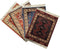 Inusitus 4-Pack Oriental Rug Mouse Pads Mini Carpet Style Mousepads with Fringe, Non-Slip
