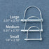 Trailer Coupler Pin, 2Pcs Tivnhuils Hitch Pin Trailer Pin, Zinc Plated Carbon Steel Safety Coupler Pin Locking Pin, 1/4" x 2.16", Small