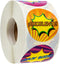 SBLABELS Spanish Reward Stickers, 500 Teacher Classroom Stickers, 8 Alternating Superhero Comic Designs, 1.5"
