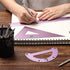 4 Pack, 45 30/60 Set 6" 12" Mr. Pen- Metal Geometry Kit, & Squares, Protractor & Ruler, Durable Metal Drafting Tools