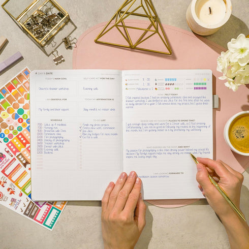 Clever Fox Self-Care Journal Wellness & Daily Reflection Notebook Mental Health & Personal Development Journal