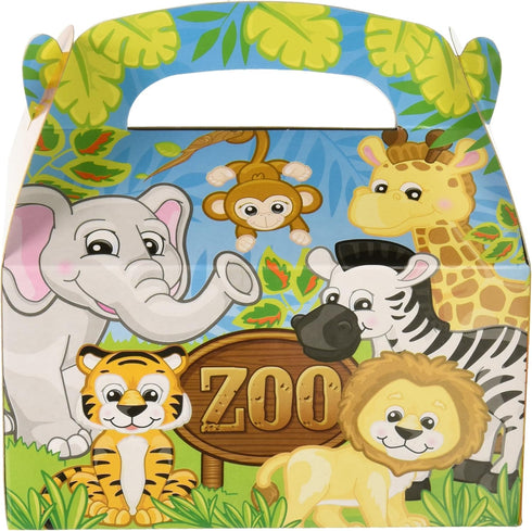 Adventure Planet 6.25-inch 12 Pack Rhode Island Novelty Zoo Animal Treat Boxes (Bulk Boxes)